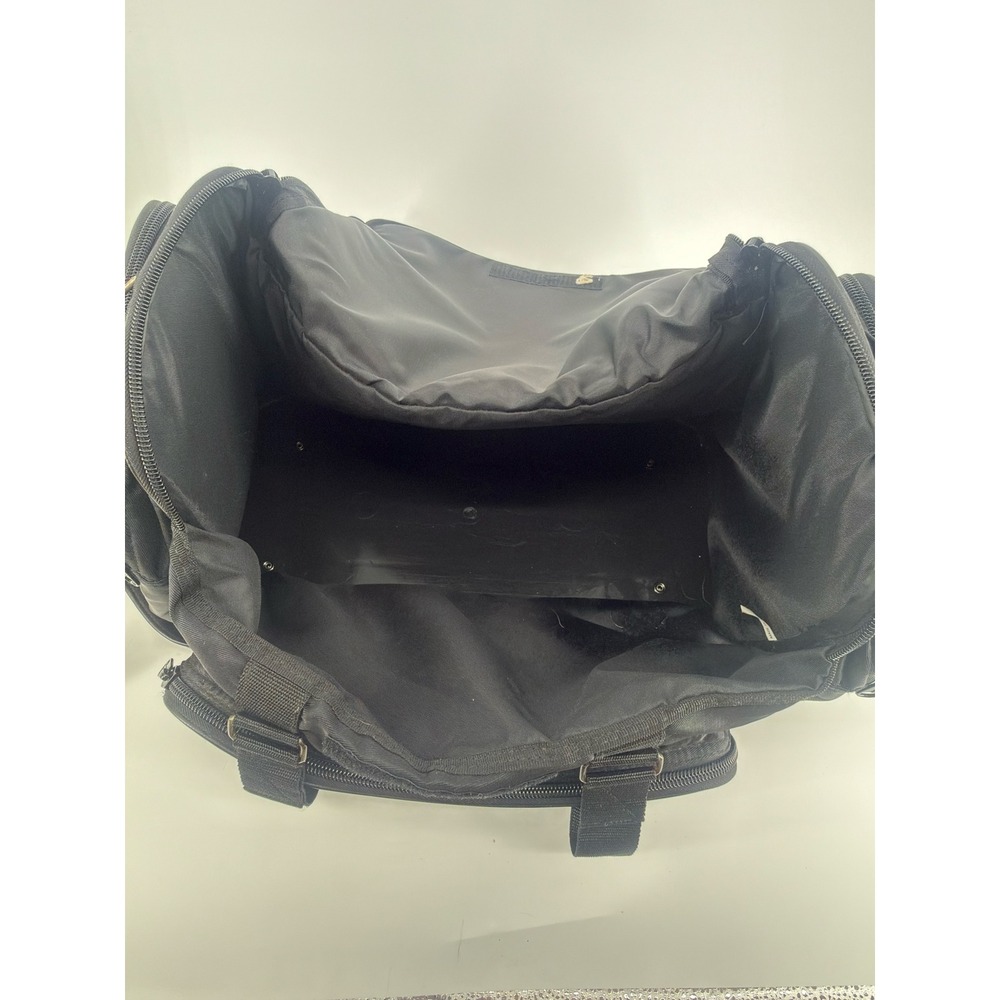 Brunswick Professional Bowling Bag Black Nylon Gold Logo Kenneth Cole Strap